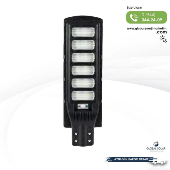 Lexron 300W Güneş Panelli Led Solar Aydınlatma Armatürü