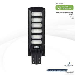 Lexron 250W Güneş Panelli Led Solar Aydınlatma Armatürü