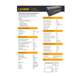 LEXRON 100AH 48V LİTYUM AKÜ